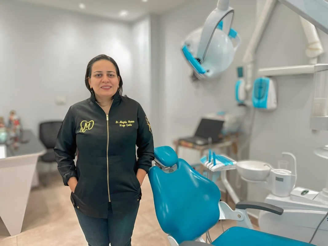 Photo of Dr Magda Hannah in her consulting room